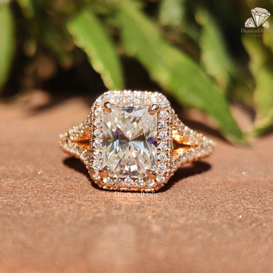 unique bridal ring | lab grown diamond ring | moissanite solitaire
