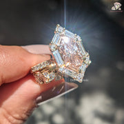 halo diamond engagement ring​