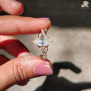  Affordable Diamond Promise Band | Dazzling Moissanite Bridal Band | Elegant Vintage Inspired Ring