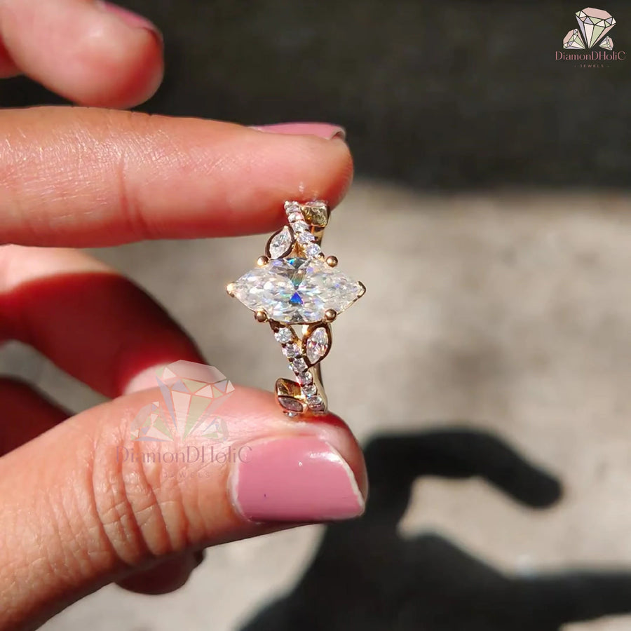  Affordable Diamond Promise Band | Dazzling Moissanite Bridal Band | Elegant Vintage Inspired Ring