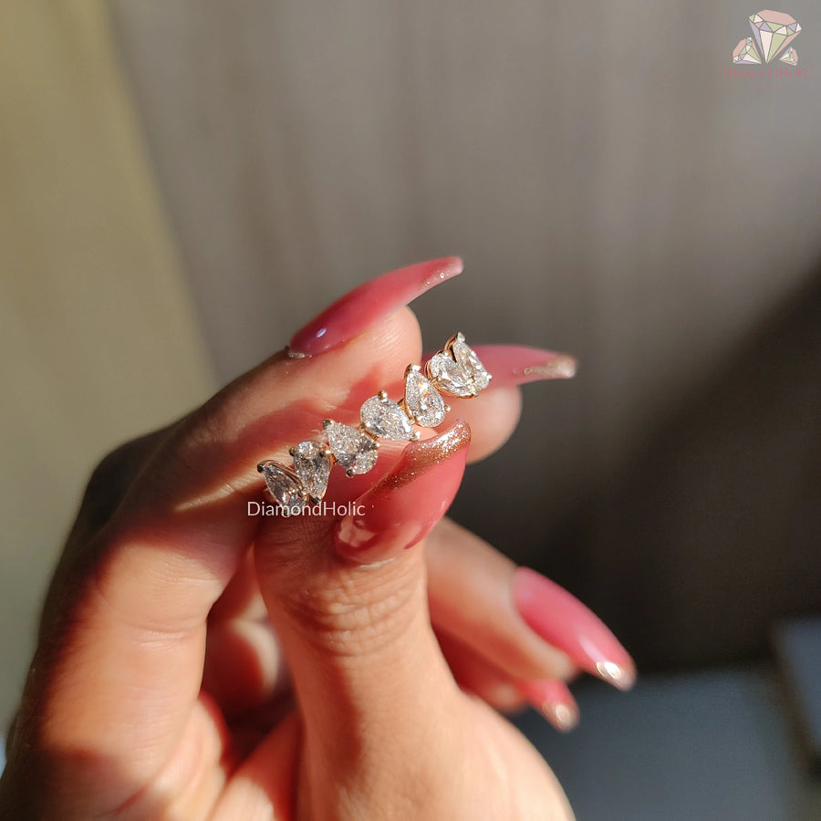 pear cut promise ring