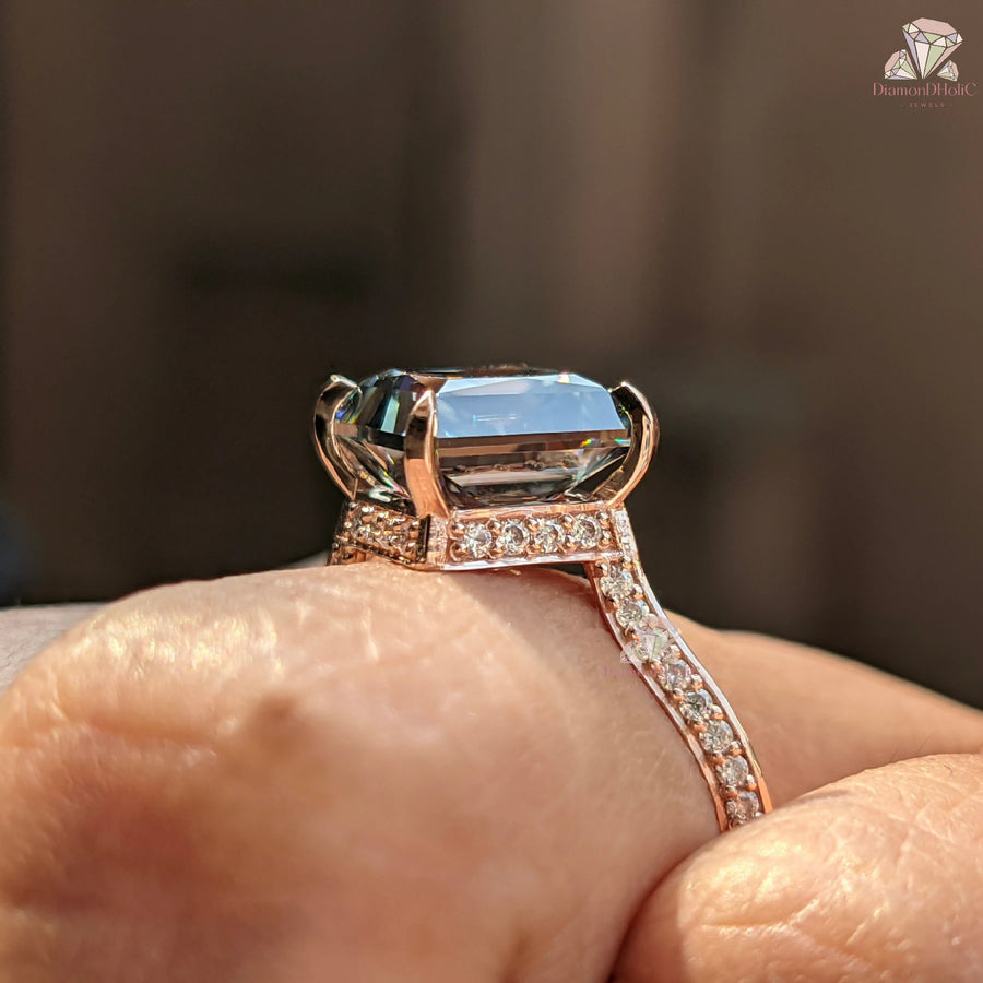moissanite fashion rings | unique moissanite rings | moissanite rings vs diamond