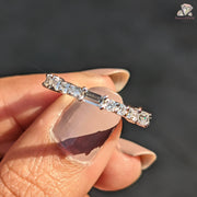 shared prong eternity band | prong setting band | shared prong wedding band | prong band