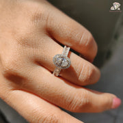 halo diamond ring | halo engagement ring | halo ring