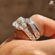 wedding ring set for her