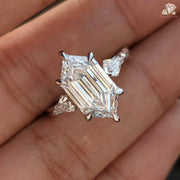gold rings for women​ | white gold engagement ring | solid gold ring | white gold