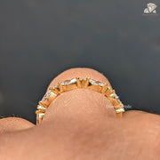 solitaire diamond band