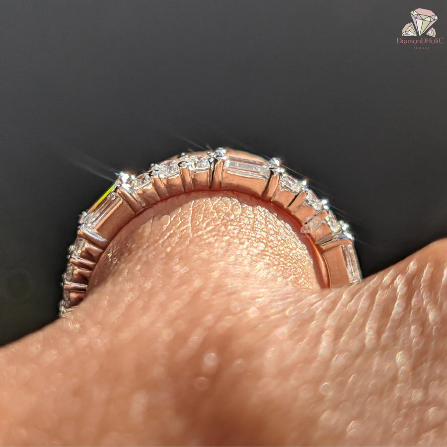 solid gold band | solid white gold band
