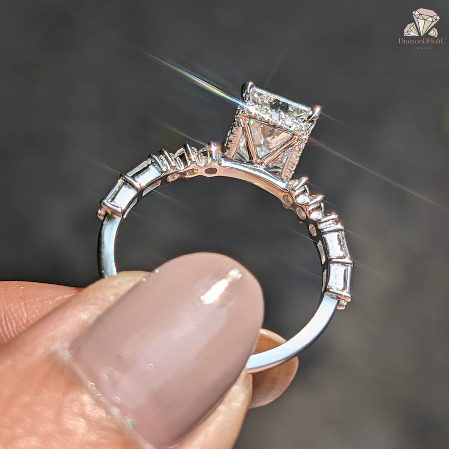 straight shank ring | straight shank engagement ring