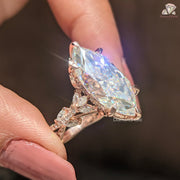 tulip prong engagement ring | prong setting ring | claw prong-set