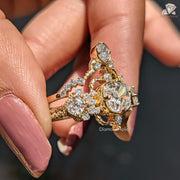 three stone engagement ring | three stone ring |three stone diamond ring