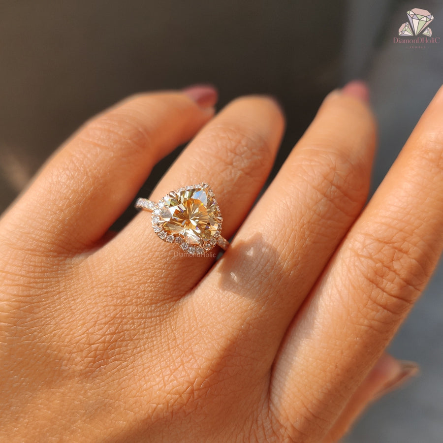 halo engagement ring