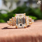 Antique Wedding Style | Timeless Emerald Cut | Sparkling Beauty

