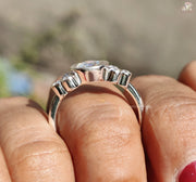 Round Moissanite Sparkle | Unique Gift Ring | Love for Life

