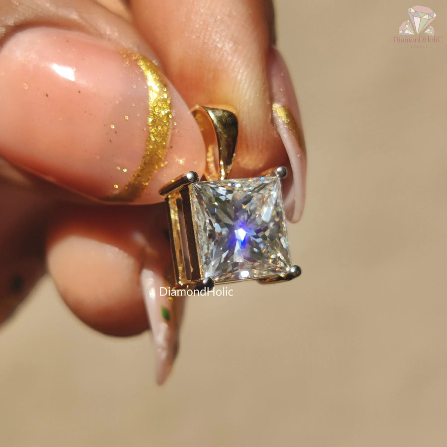 women moissanite jewelry | bridal moissanite necklace | certified moissanite
