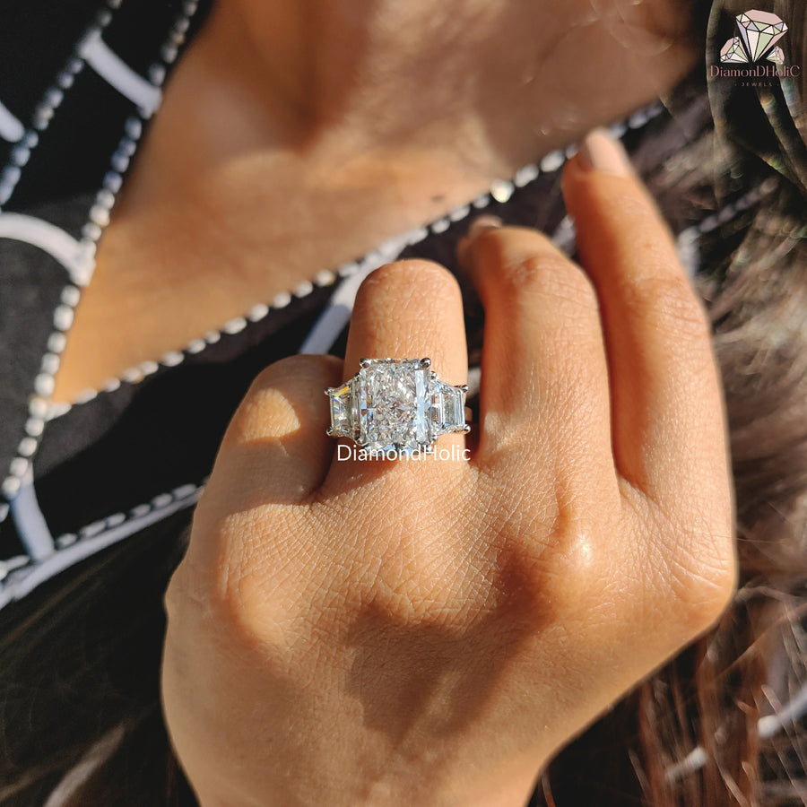 luxury Lab Grown ring | solitaire Lab Grown ring | unique Lab Grown design
