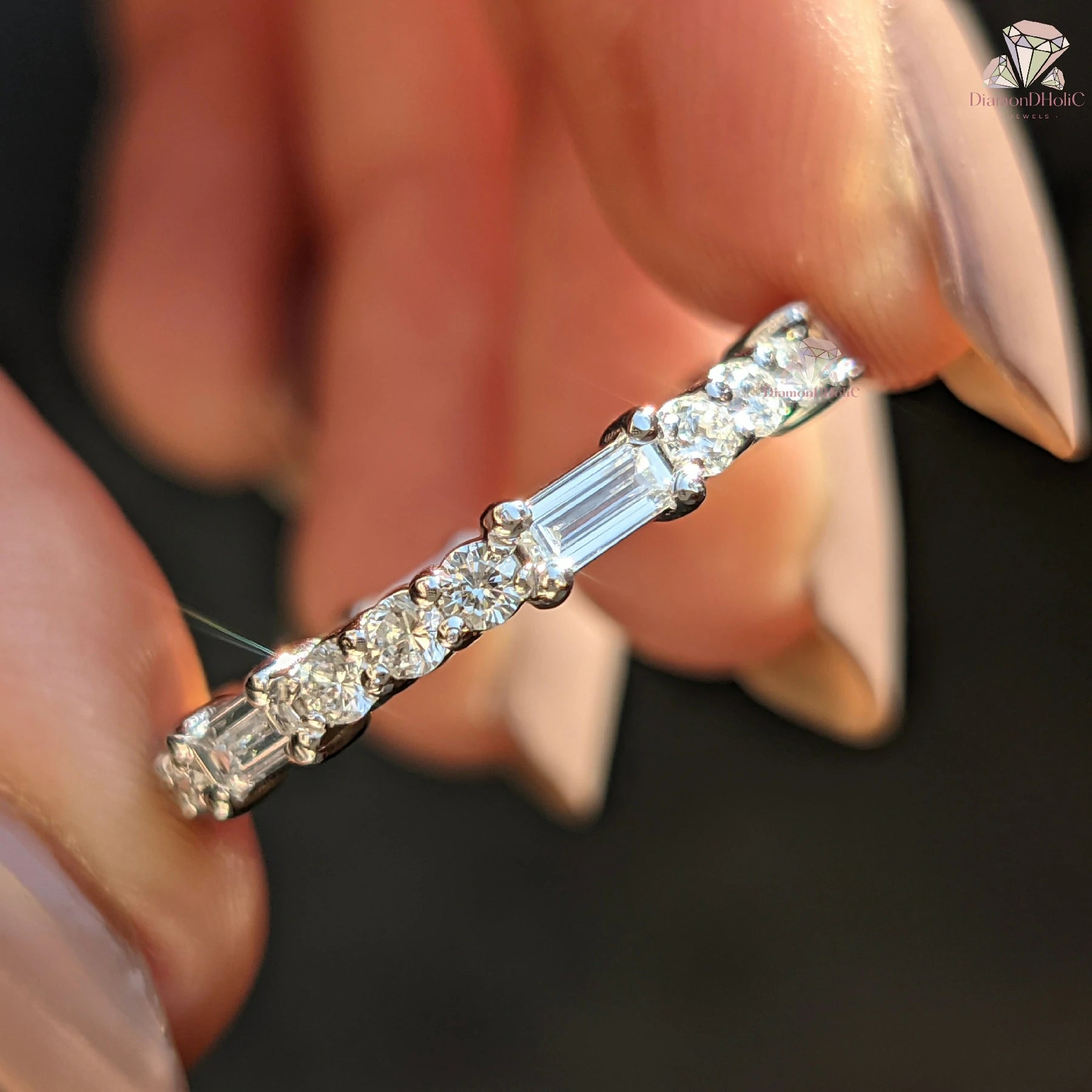 baguette | baguette cut diamond band | baguette ring | baguette diamond