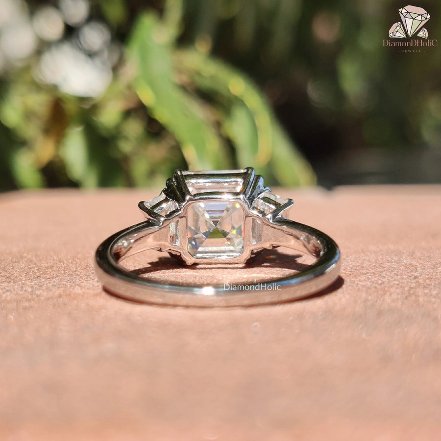 lab created diamond ring | promise ring moissanite | engagement ring for her
