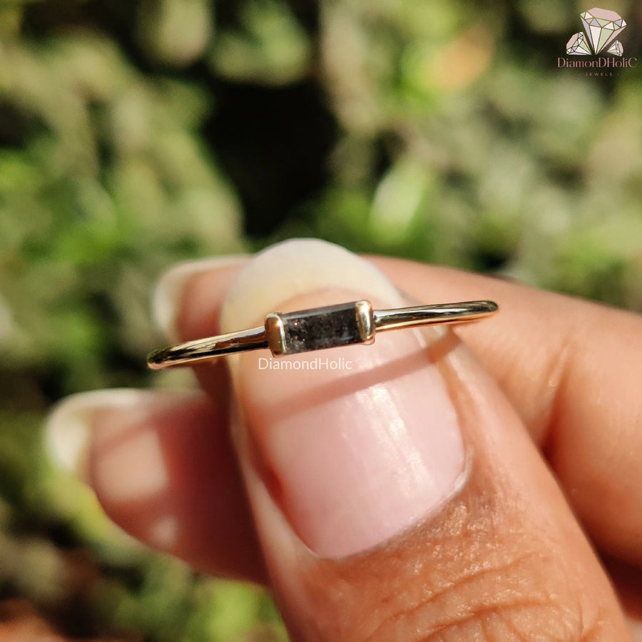 conflict-free diamond ring | trendy diamond jewelry | real gold band ring
