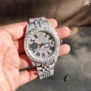 Luxury Moissanite Diamond Timepiece
