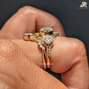round side stone | round diamond | round ring  