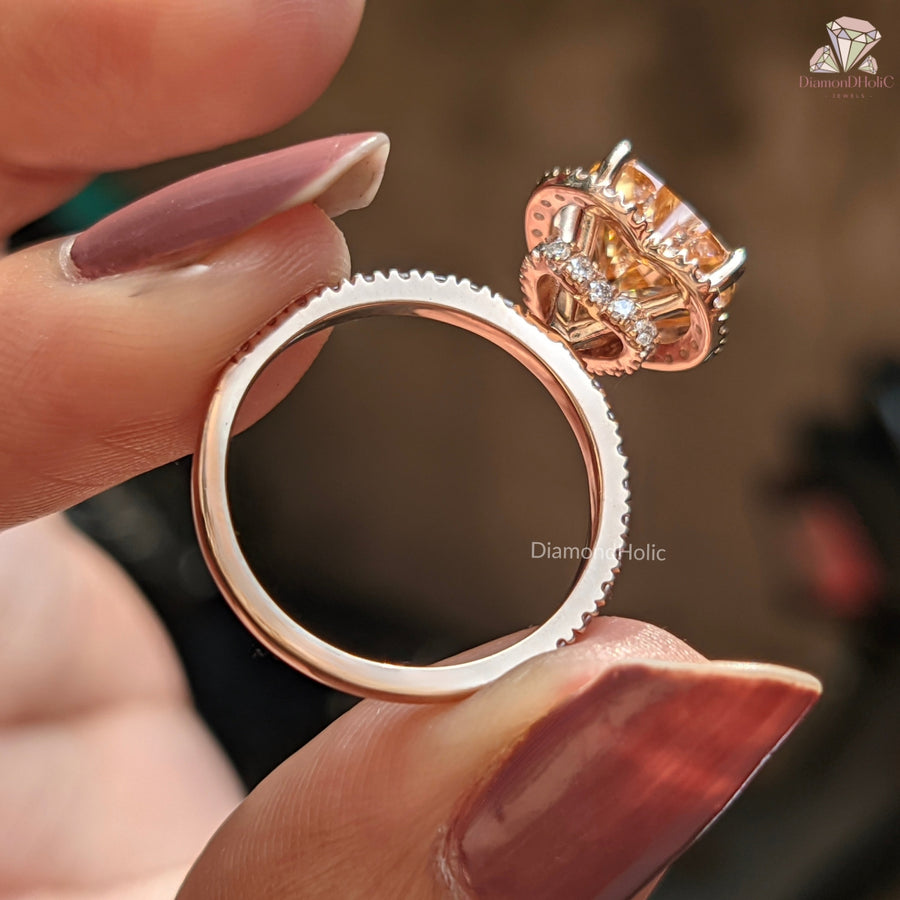 heart engagement ring