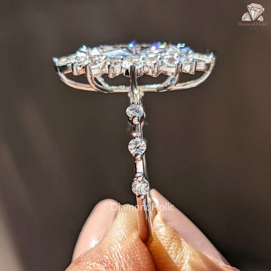 Unique Engagement Look | Marquise Brilliance | Gift for Her

