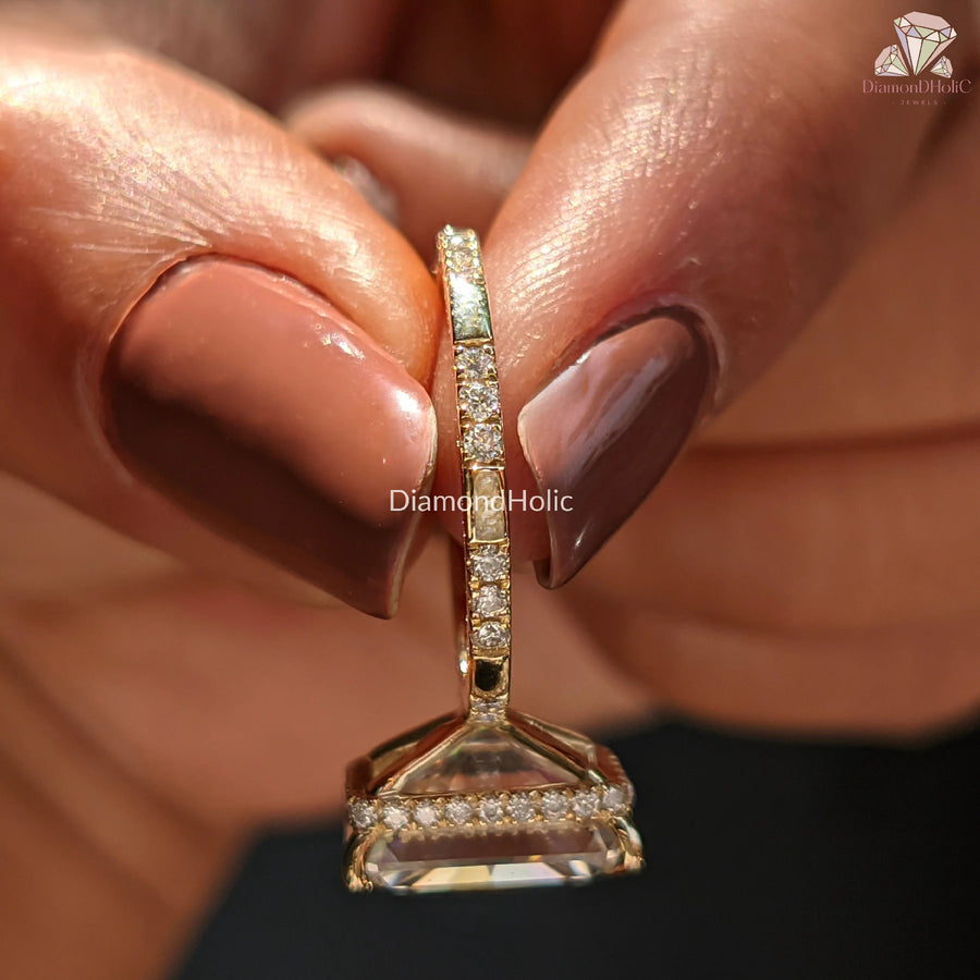 solitaire radiant ring