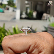 Birthday Gift Moissanite Ring |
Stunning Radiant Cut Moissanite |
Moissanite Diamond Ring with Halo