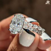 Moissanite Eternity Band