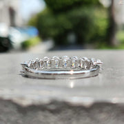 Dainty Oval Cut Ring | Moissanite Wedding Jewelry | Timeless Band Style

