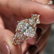 Lab grown diamond ring