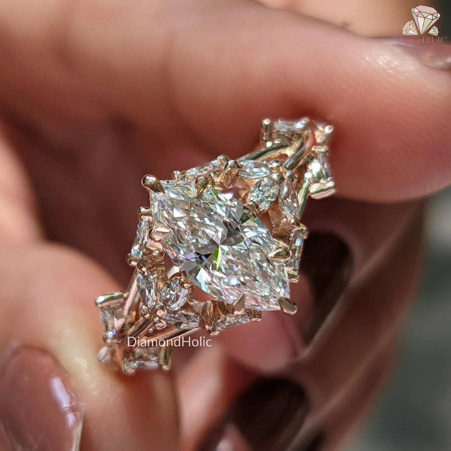 Lab grown diamond ring