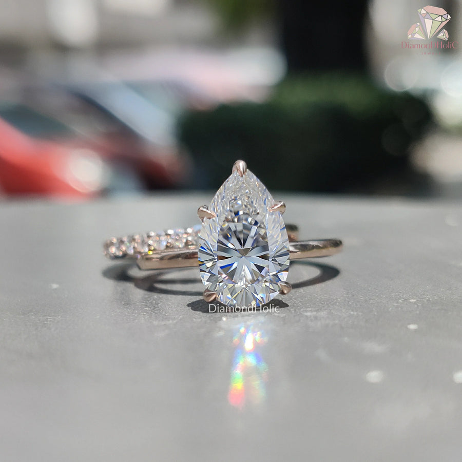 Elegant Moissanite Bridal Set