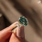 custom engagement ring | fine moissanite jewelry | handmade gemstone ring
