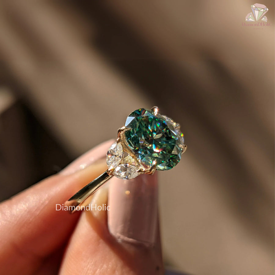 custom engagement ring | fine moissanite jewelry | handmade gemstone ring
