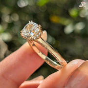 double claw prong setting | prong setting ring | Claw prong ring