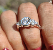 Promise in Stone | Engagement Glow | Moissanite Magic

