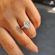 three stone lab grown diamond ring | three stone lab grown ring