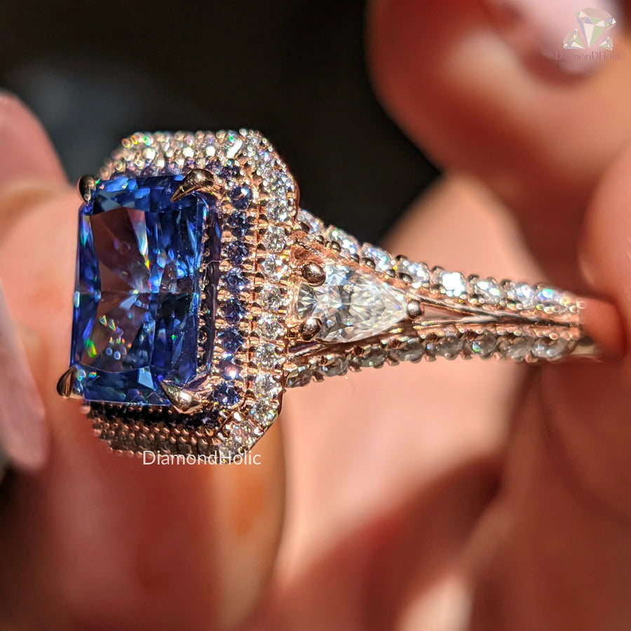 luxury CZ bridal ring