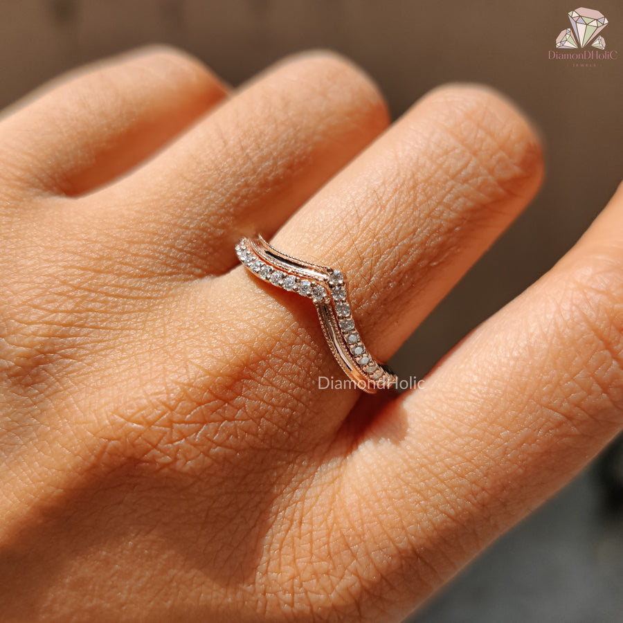 Rose Gold Promise Band