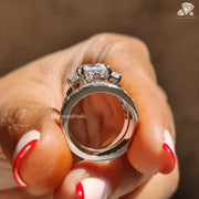 moissanite diamond ring