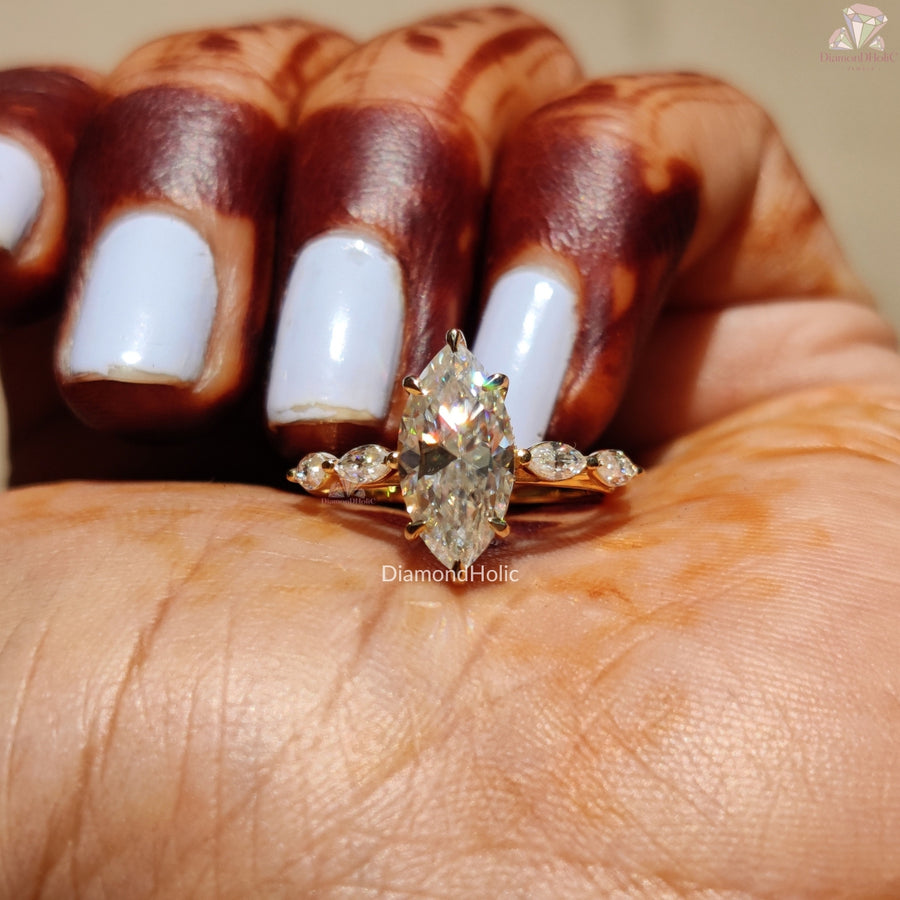 Solitaire Moissanite Ring