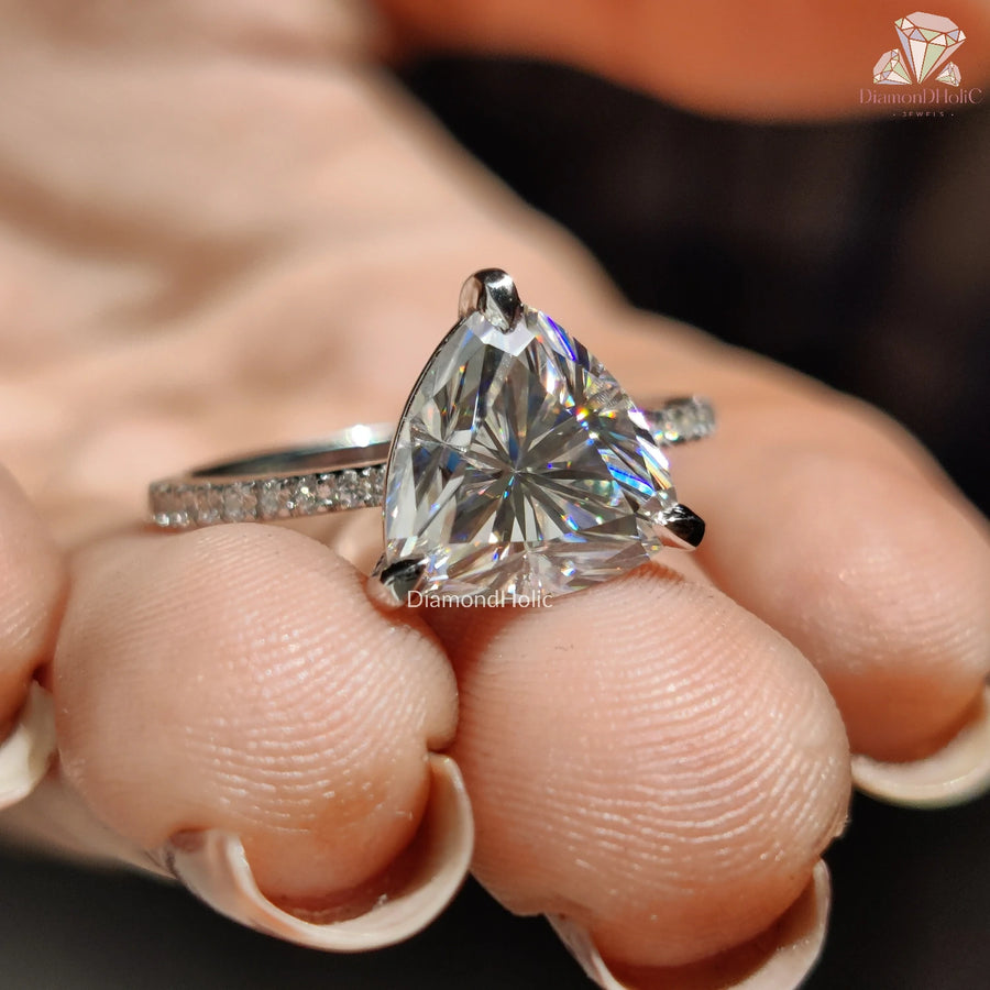 Unique Moissanite Ring
