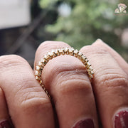 Elegant Moissanite Jewelry | Baguette Band for Women | Wedding Ring Gift

