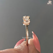 delicate diamond band