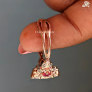 Sapphire Side Stone Ring