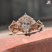 Romantic engagement ring