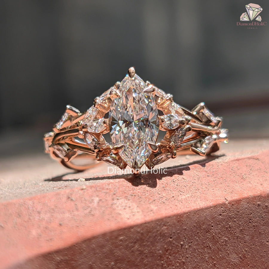 Romantic engagement ring