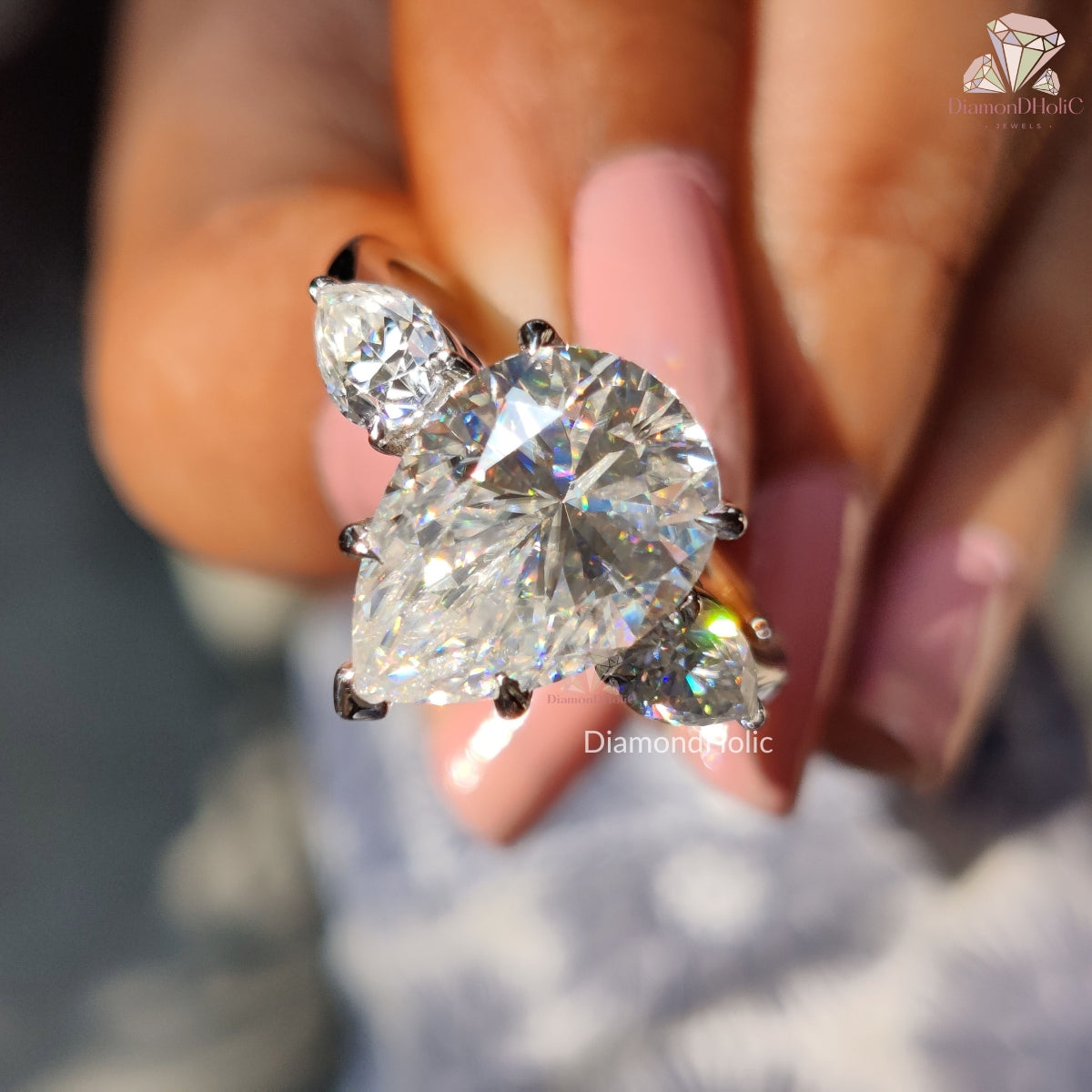 Three Stone Engagement Ring